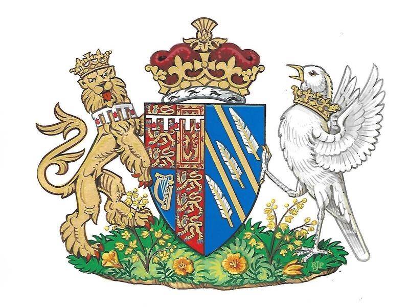 The coat of arms for Meghan, Duchess of Sussex, contains elements of her Californian heritage.
