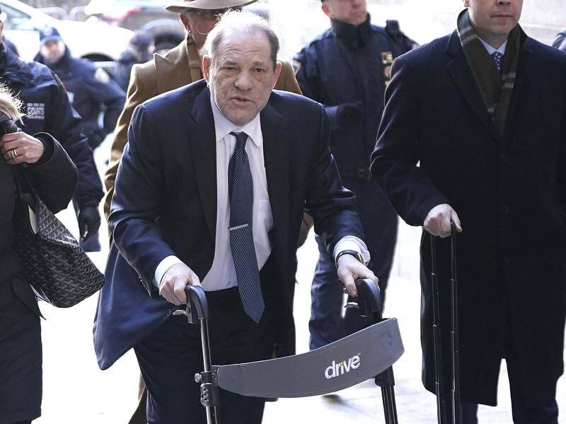 Harvey Weinstein is in a Manhattan hospital after being convicted of sex crimes by a New York court.