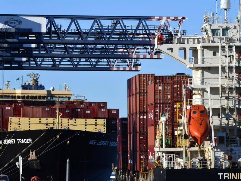 Australia's trade surplus ballooned to a record $12.1 billion in July.