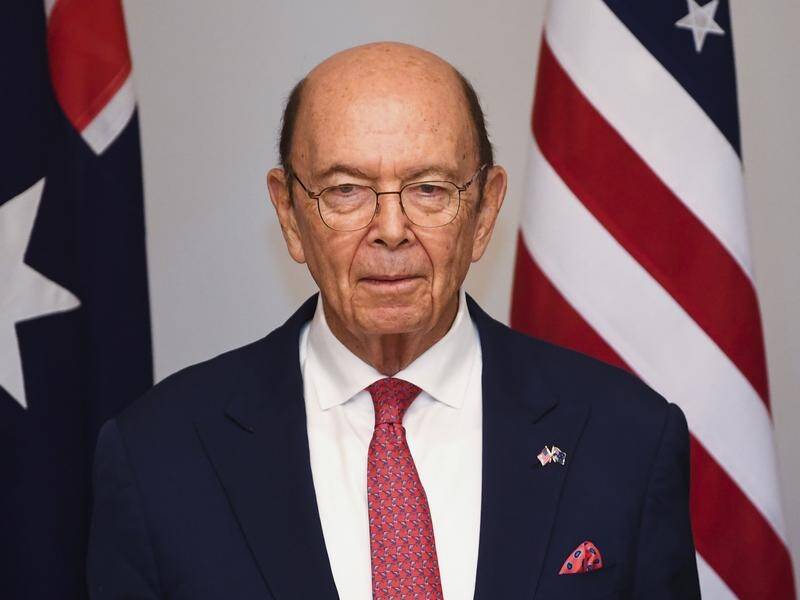 US official Wilbur Ross says America is a more important trade partner for Australia than China.