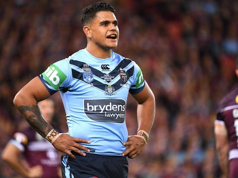 Latrell Mitchell's poor Origin performance in game one included a spell in the sin bin.