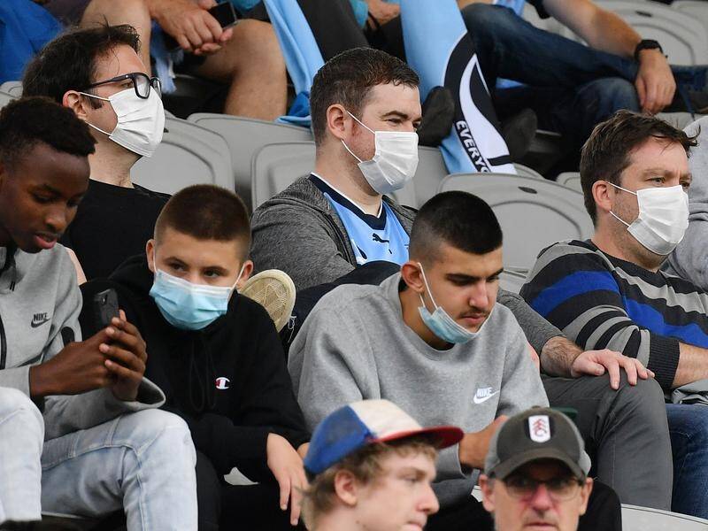 A-League fans attending games in NSW this week will be required to wear masks.