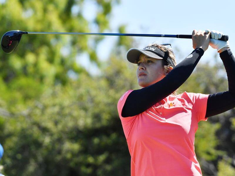 Hannah Green is the best-placed local during the third round of the women's Australian Open golf.