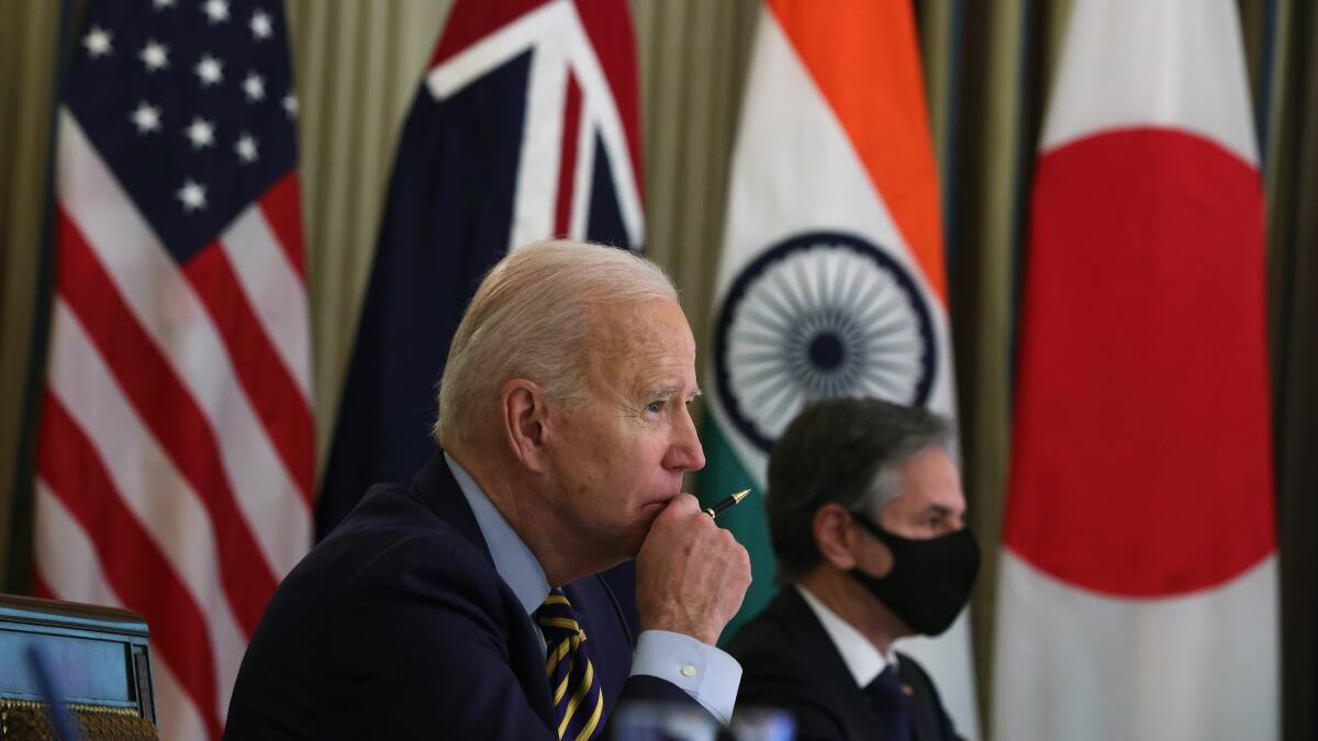 Will Biden twist Morrison's arm to move faster on climate? Picture: Getty Images
