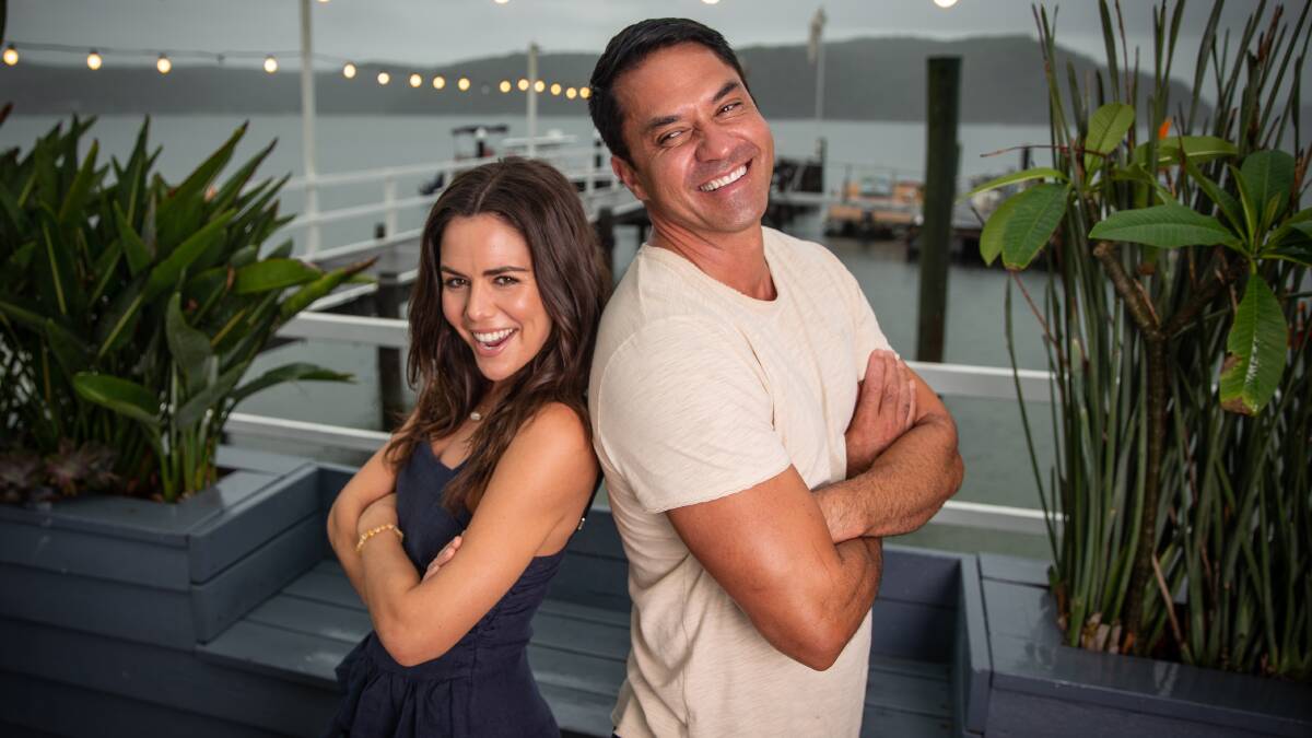 ON SET: Home and Away's Emily Weir (on screen as Mackenzie Booth) and Rob Kipa-Williams (on screen as Ari Parata) are excited to be part of such a well-known show. Picture: Geoff Jones