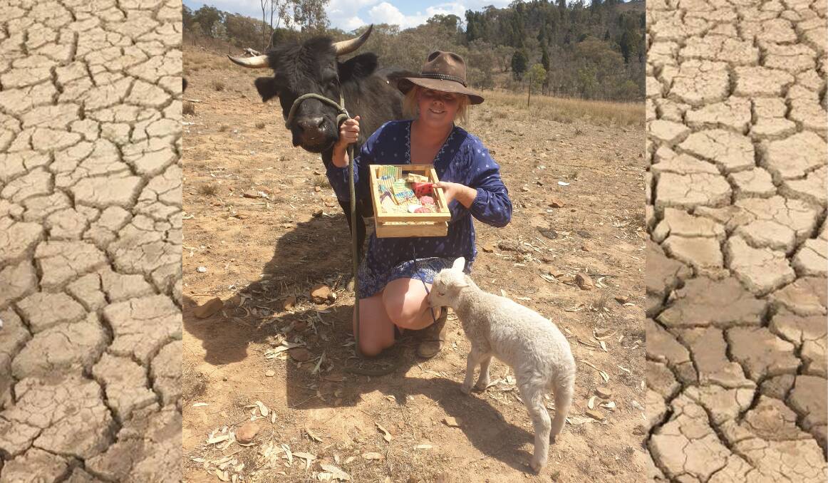 FARM HELP: Gulgong Dexter cattle farmer Samantha Allen is selling her homemade soap on the new One Day Closer to Rain (Drought) - Rural Cottage Crafts Facebook page. Photo: SUPPLIED