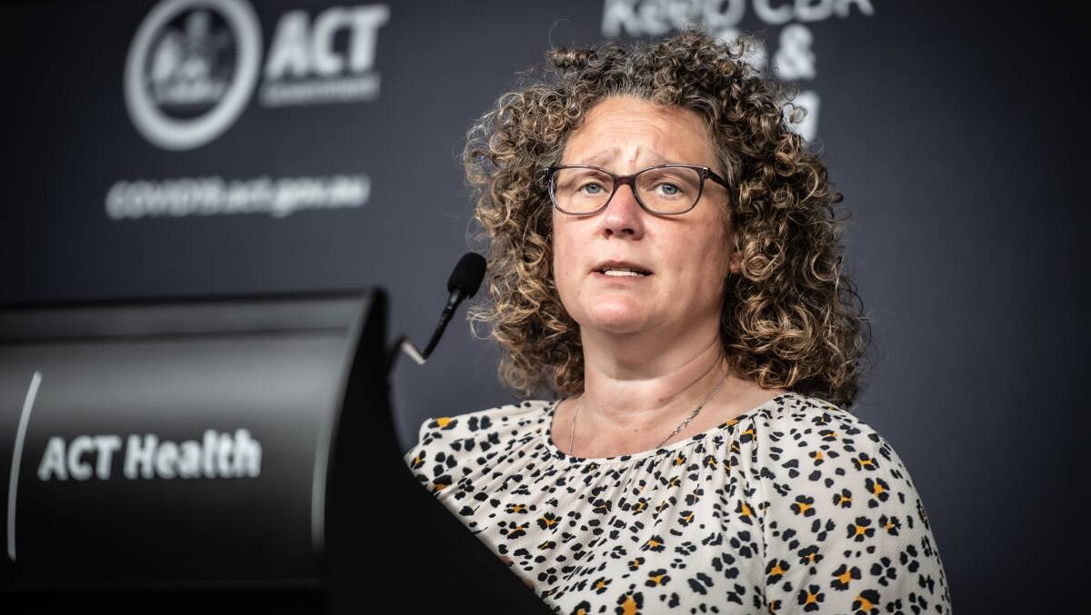 ACT Chief Health Officer Kerryn Coleman has endorsed new rules for politicians and staffers travelling to Canberra for this month's sitting week. Picture: Karleen Minney.